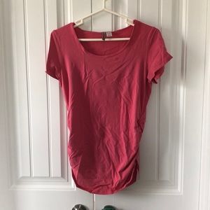 Pink maternity t-shirt
